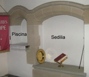 Piscina and Sedilia